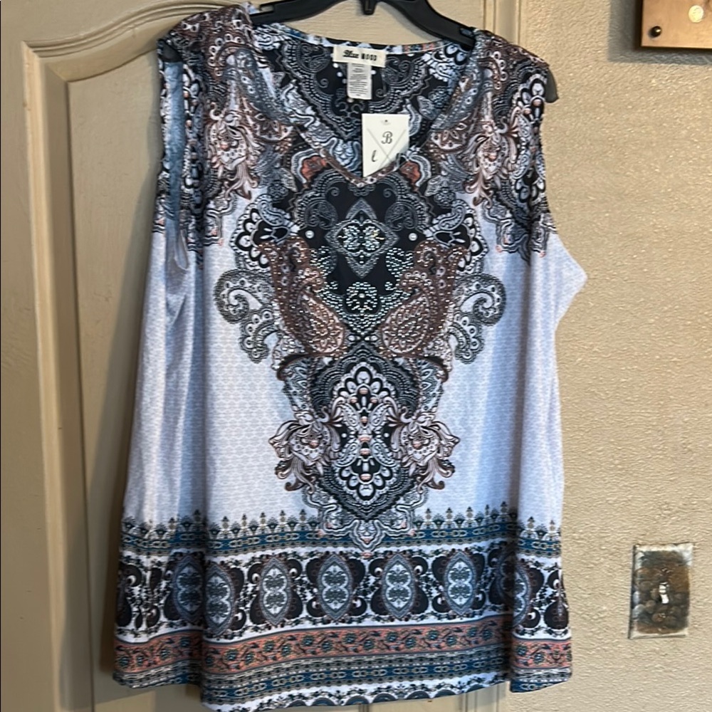 NWT Sz 2x tank top by blue mood